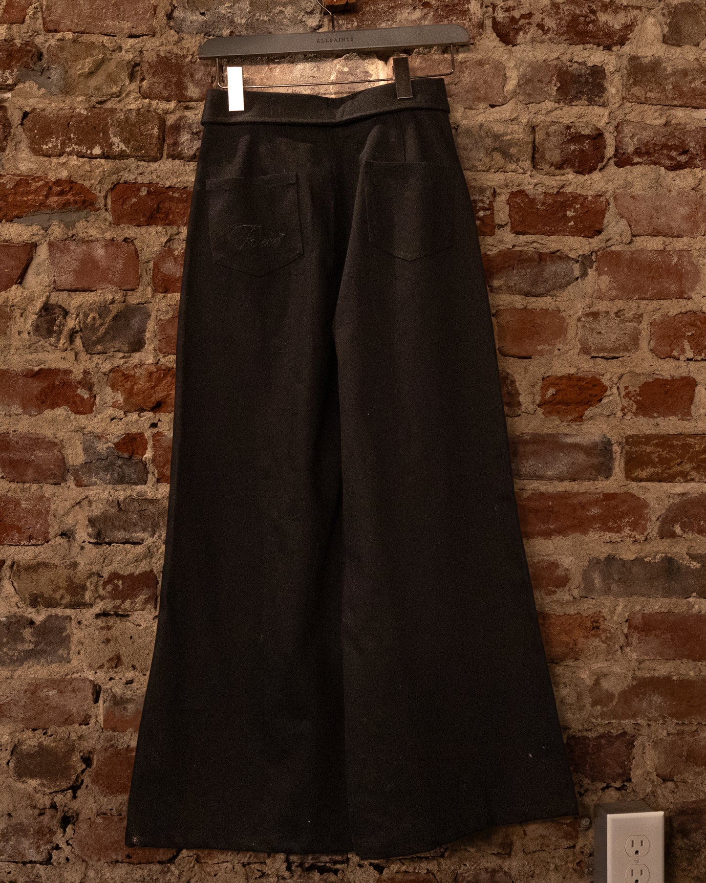 Fance wide leg denim