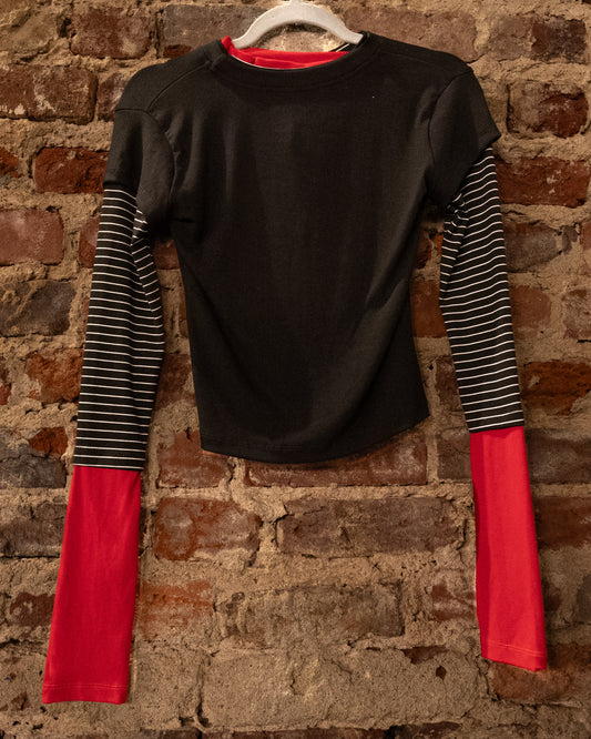 Part 2 layered long sleeve tee