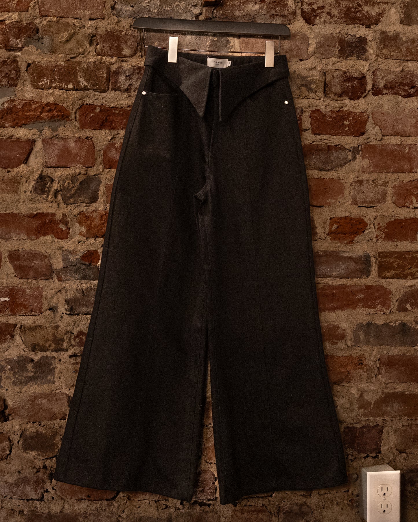 Fance wide leg denim