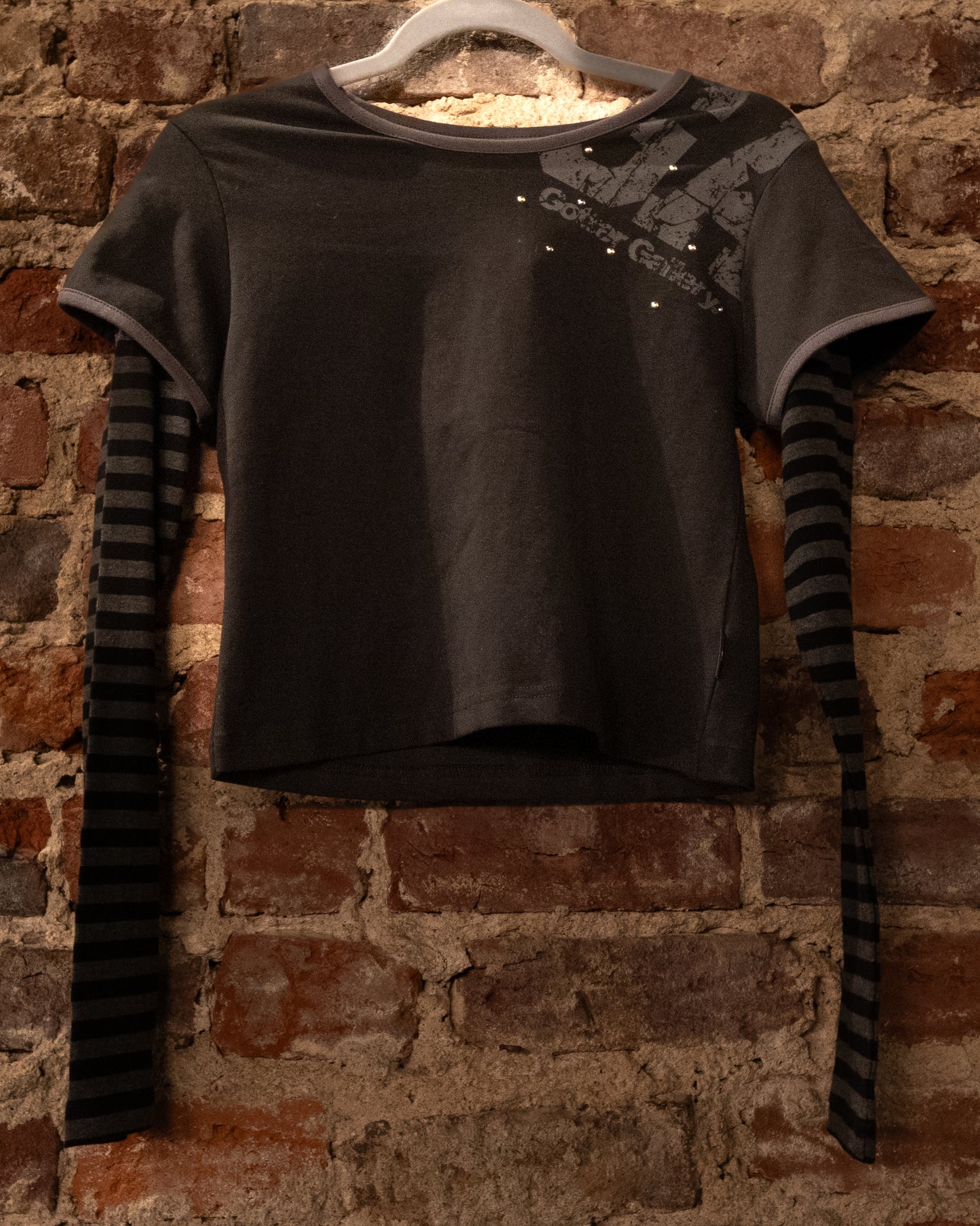 Gotter Gallery striped sleeve shirt