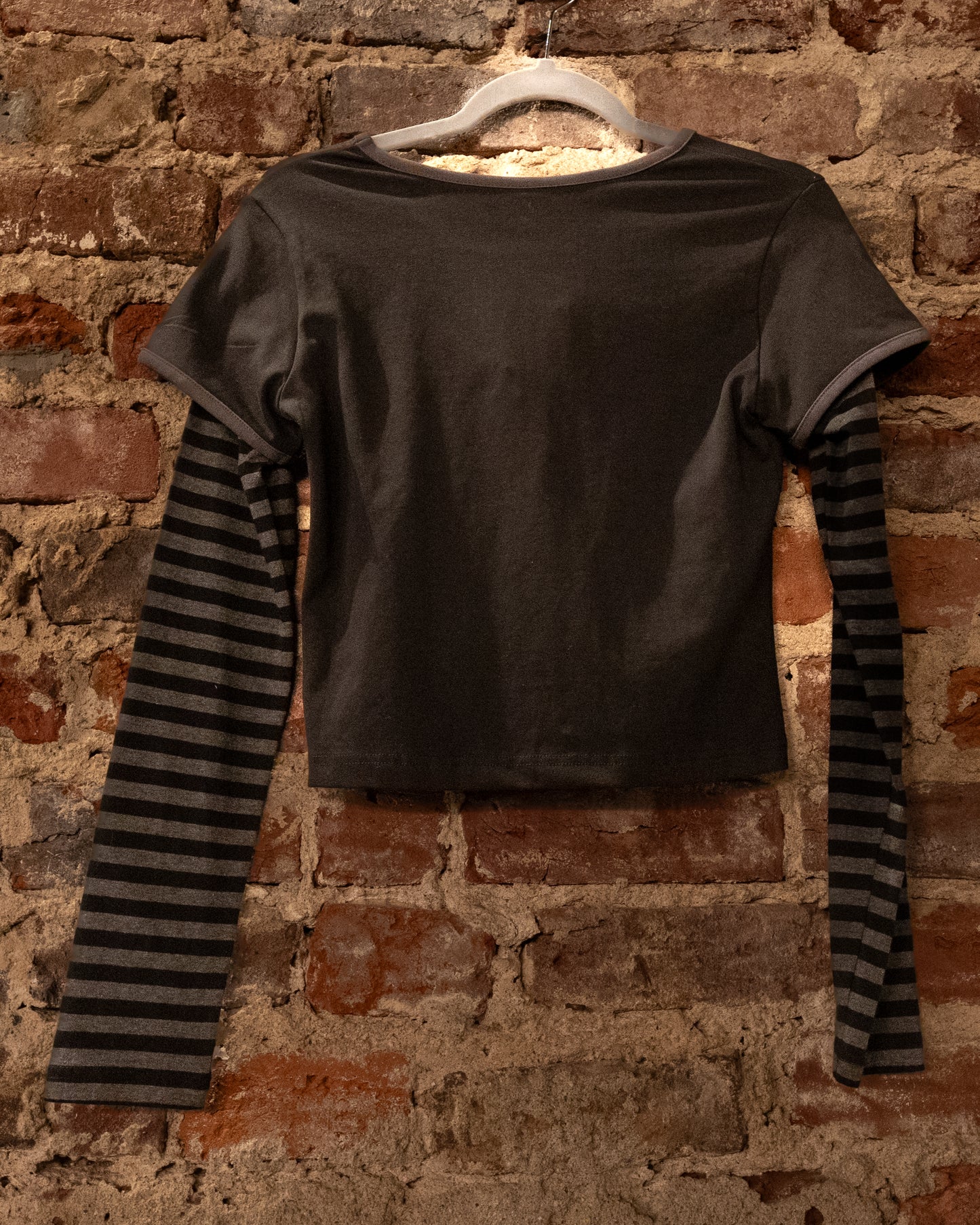Gotter Gallery striped sleeve shirt