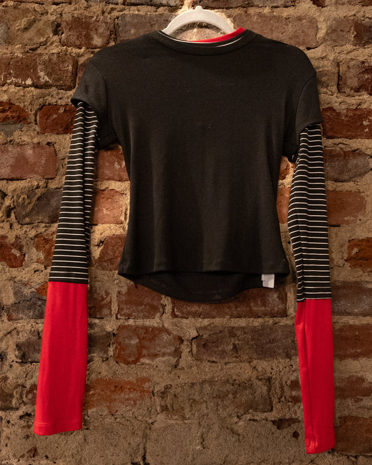 Part 2 layered long sleeve tee