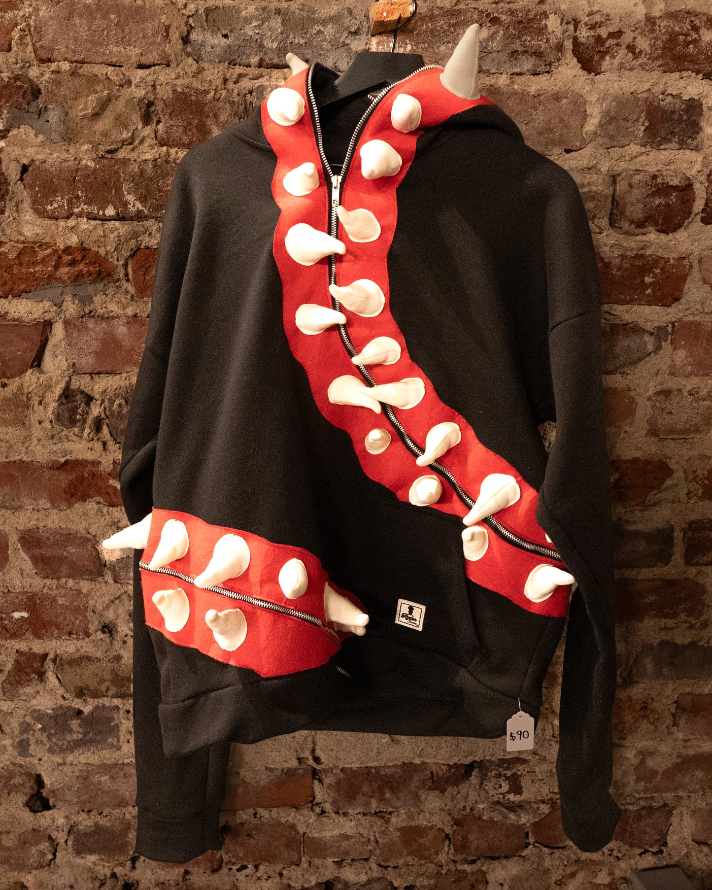 Ryder Studios spiked monster hoodie