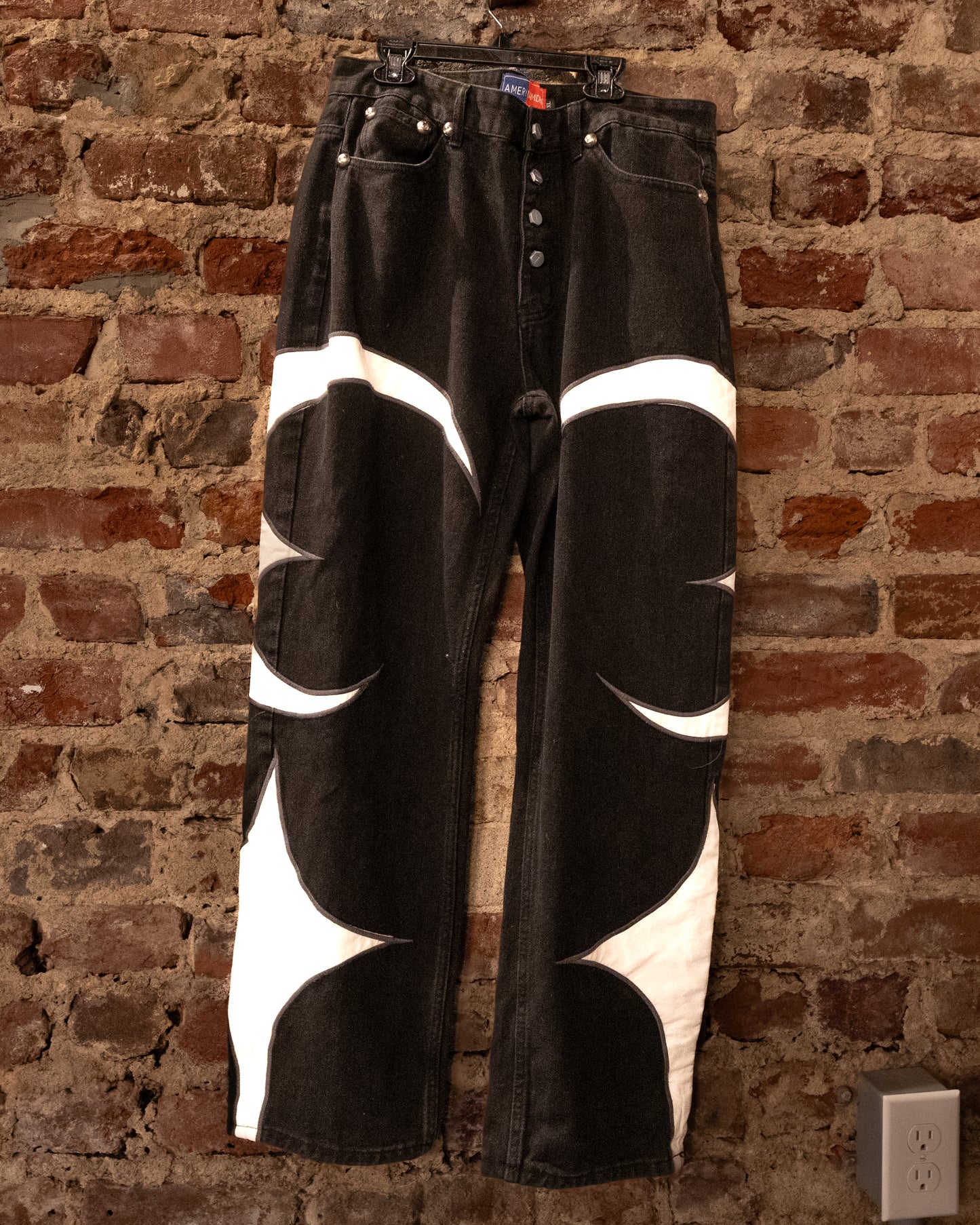 Y2K Sigil Black Denim