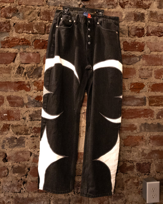 Y2K Sigil Black Denim
